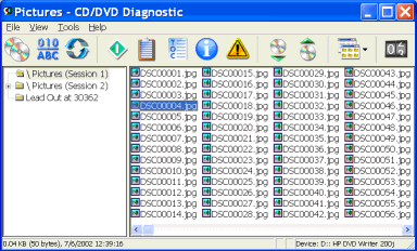 Analyzes and recovers data from CDs, DVDs, BD
